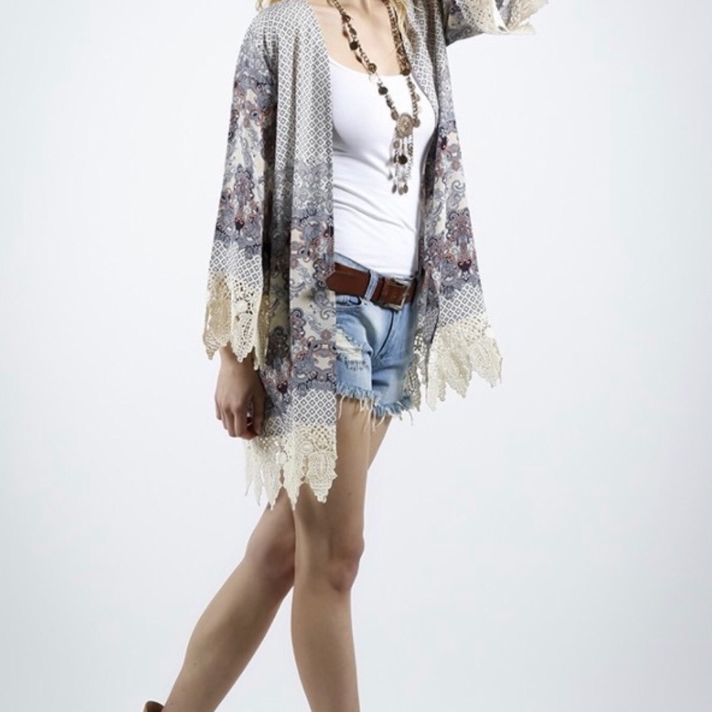 Sale BOHO KIMONO/CARDIGAN 1left - Picture 6 of 7